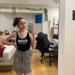 wholesome gray skirt <3